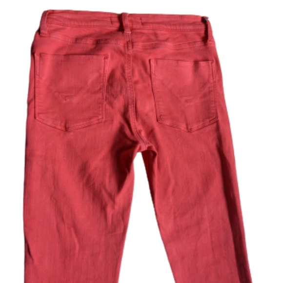 Hudson Nico Stretch Super Skinny Vermillion Jeans 27 - Picture 5 of 11